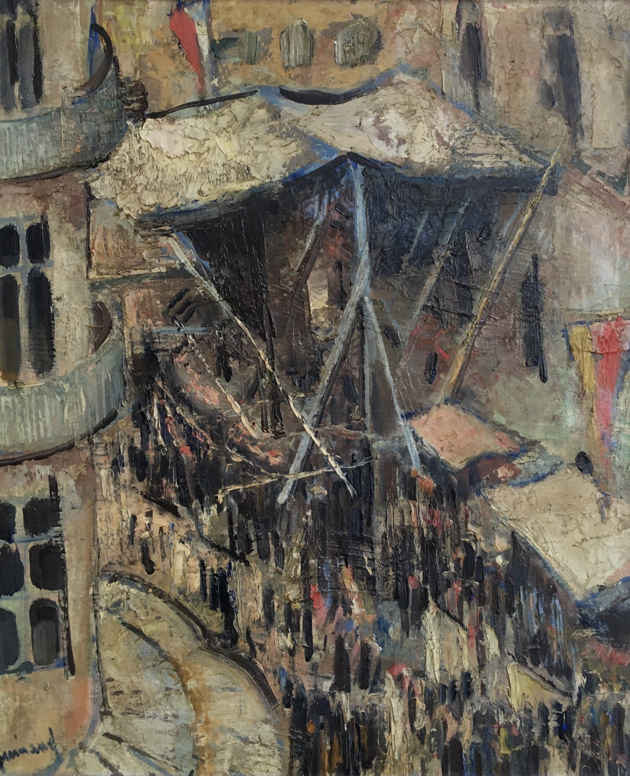 René Guinand, Fête en vieille ville, Genève René Guinand, Fête en vieille ville, Genève