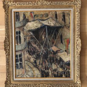 René Guinand, Fête en vieille ville, Genève René Guinand, Fête en vieille ville, Genève