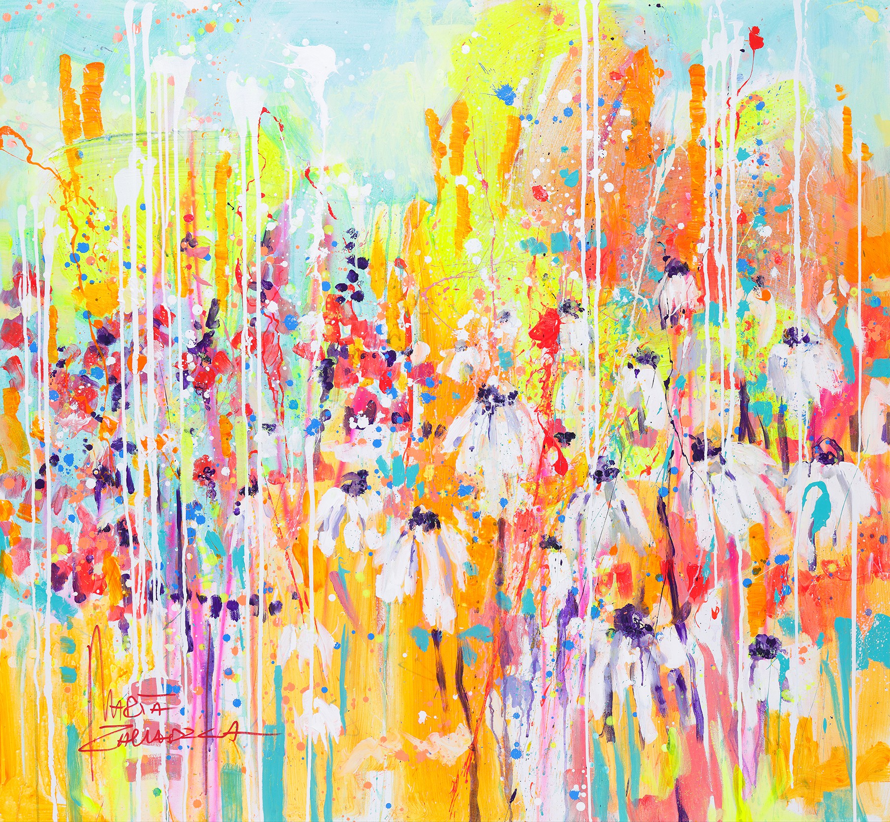 Marta Zawadzka, Meadow full of daisies Marta Zawadzka, Meadow full of daisies