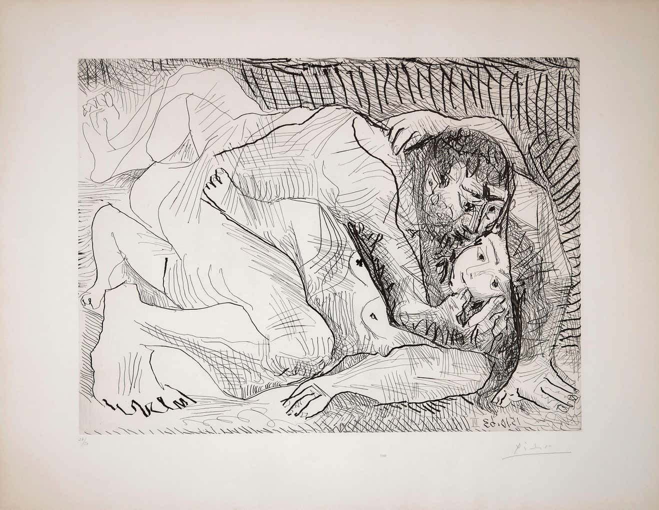 Pablo Picasso, L'Etreinte II Pablo Picasso, L'Etreinte II