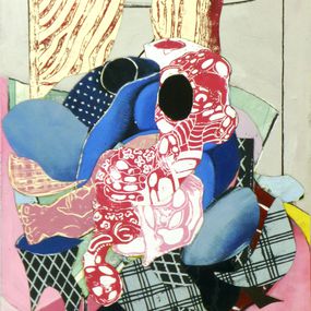 Painting, Volupté en rose, Pascal Marlin