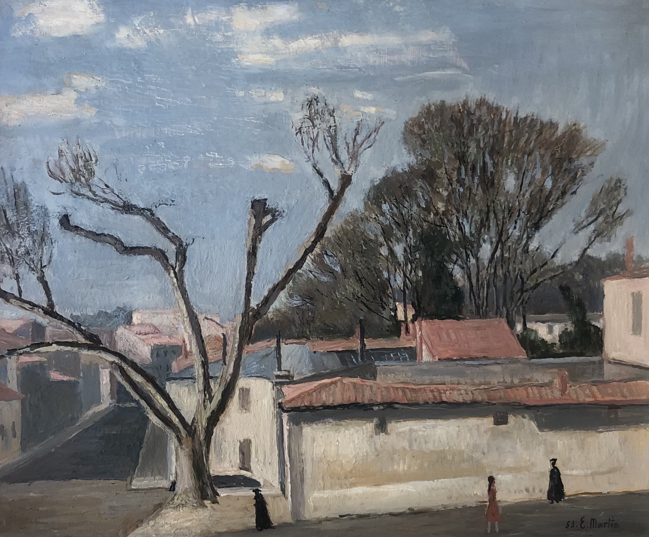 Eugène Louis Martin, Paysage animé Eugène Louis Martin, Paysage animé