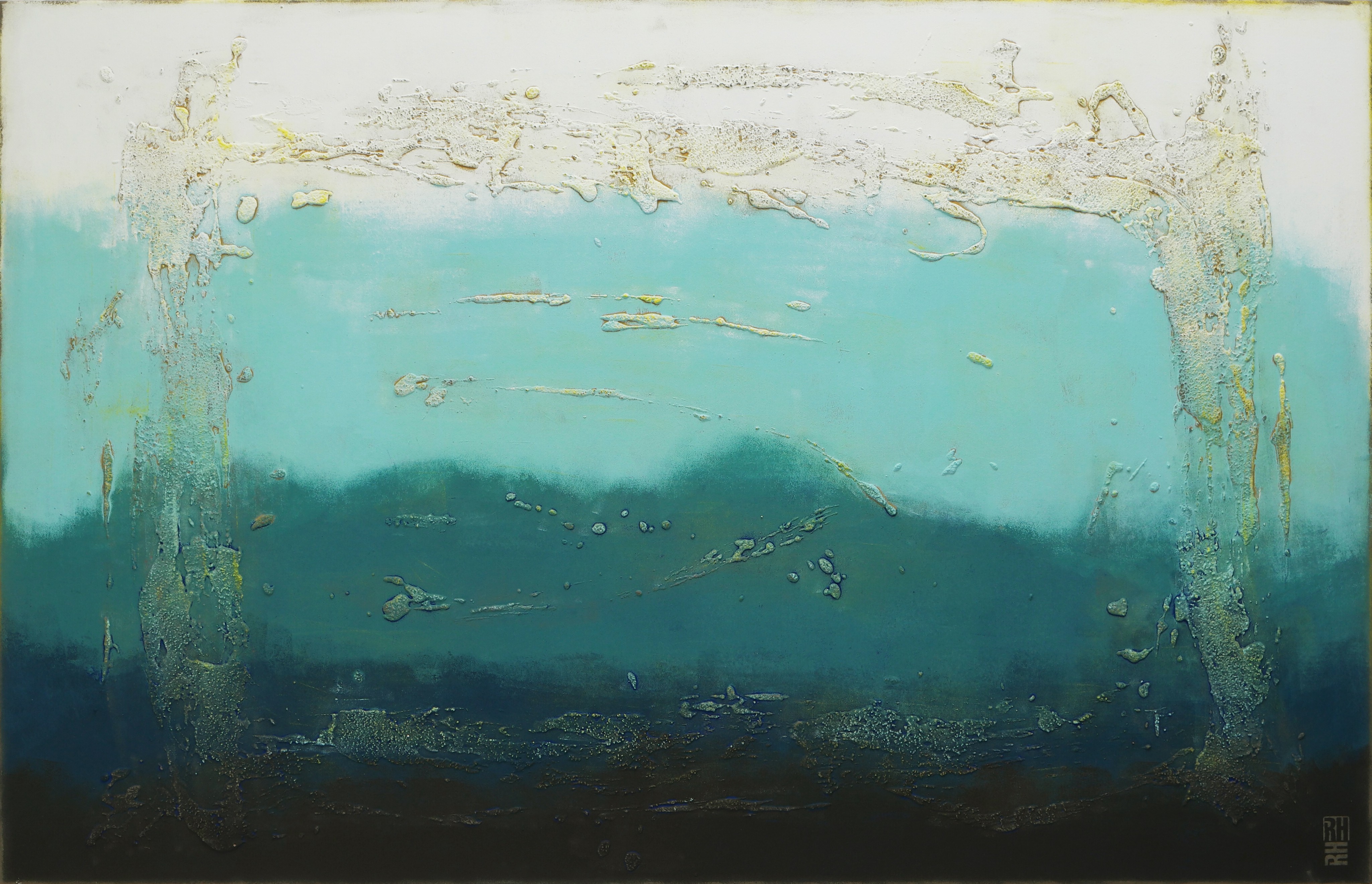 Ronald Hunter, Oceanic Blues - Large Ronald Hunter, Oceanic Blues - Large