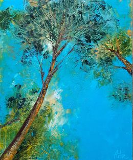 Peinture, A travers les arbres, Artize