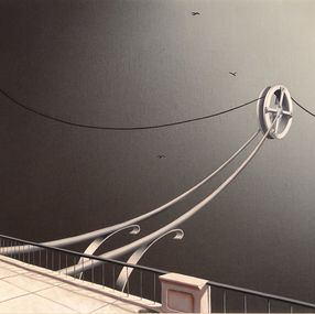 Gemälde, La roue, Thierry Van Quickenborne