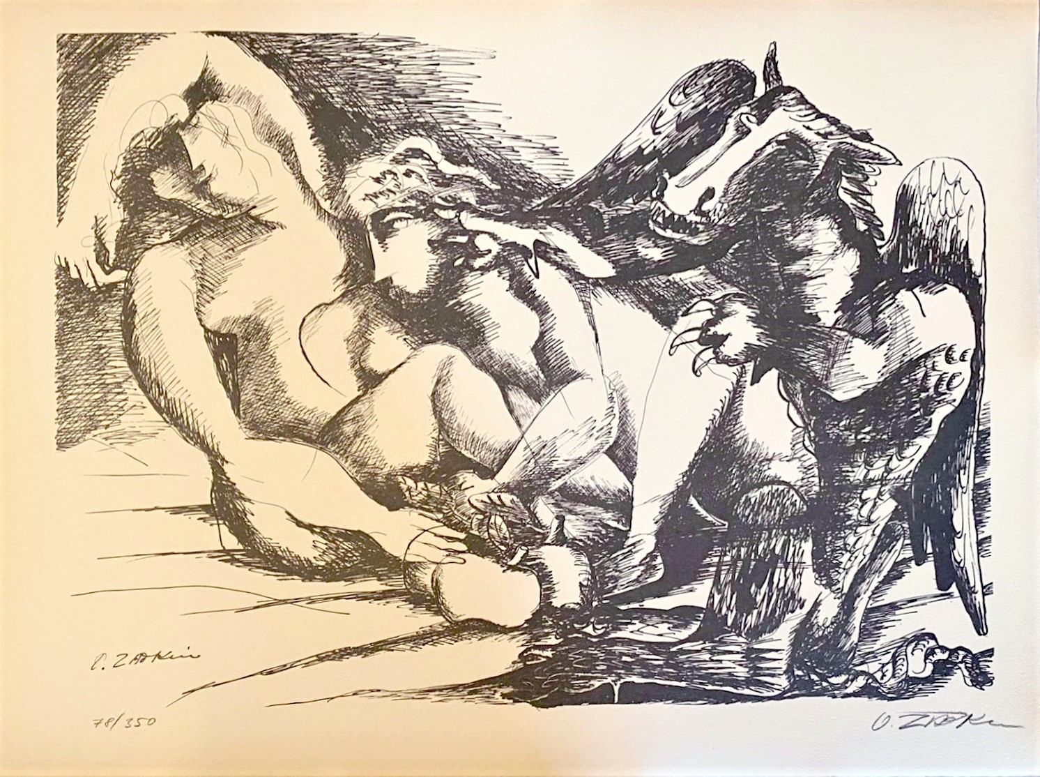 Ossip Zadkine, The Labours of Hercule - Apples from the garden of the Hesperides Ossip Zadkine, The Labours of Hercule - Apples from the garden of the Hesperides