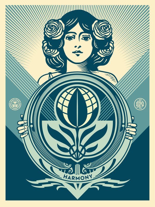 Shepard Fairey (Obey), Protect Biodiversity Cultivate Harmony Shepard Fairey (Obey), Protect Biodiversity Cultivate Harmony