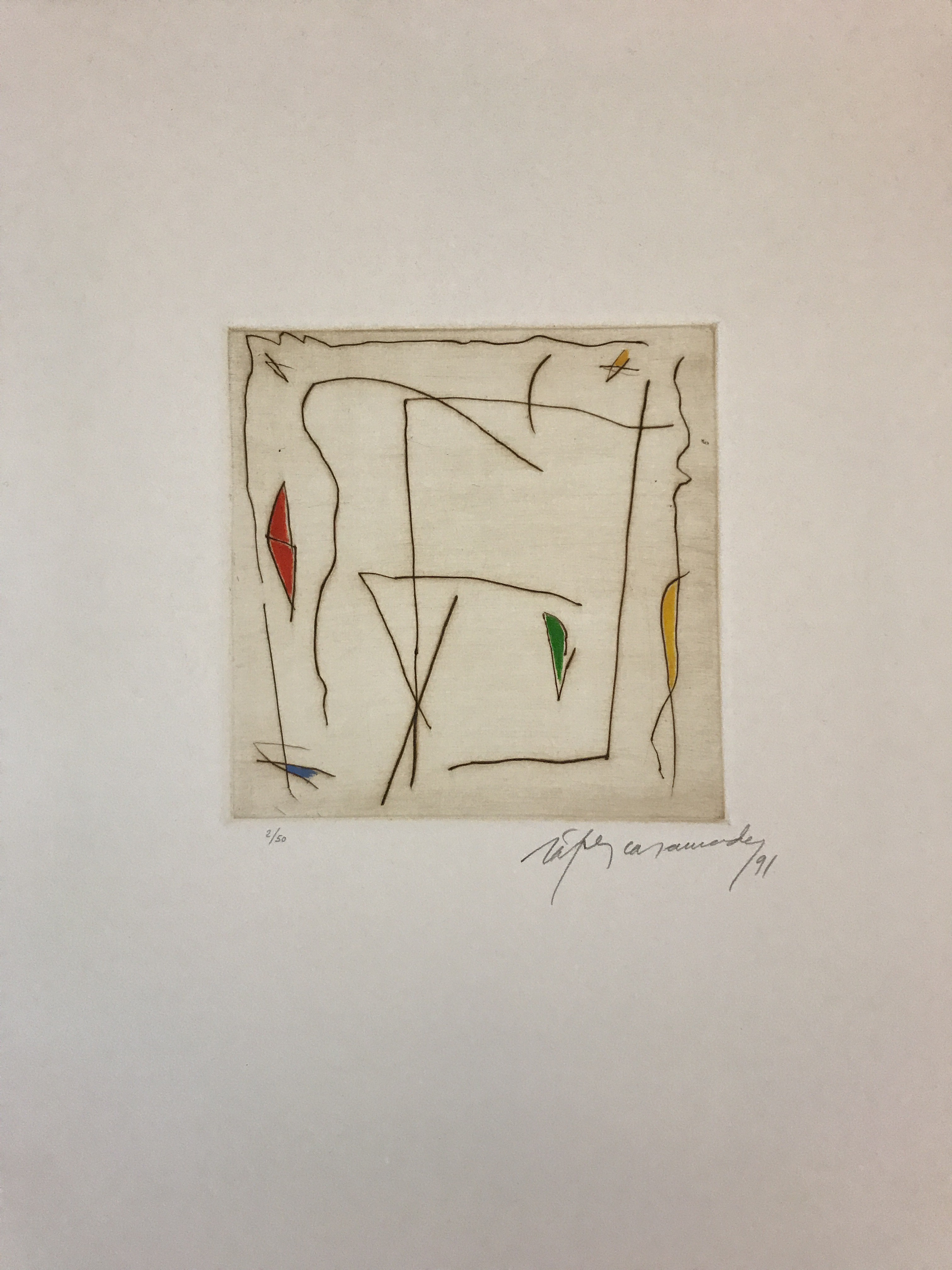 Albert Ràfols-Casamada, Composition 1 Albert Ràfols-Casamada, Composition 1