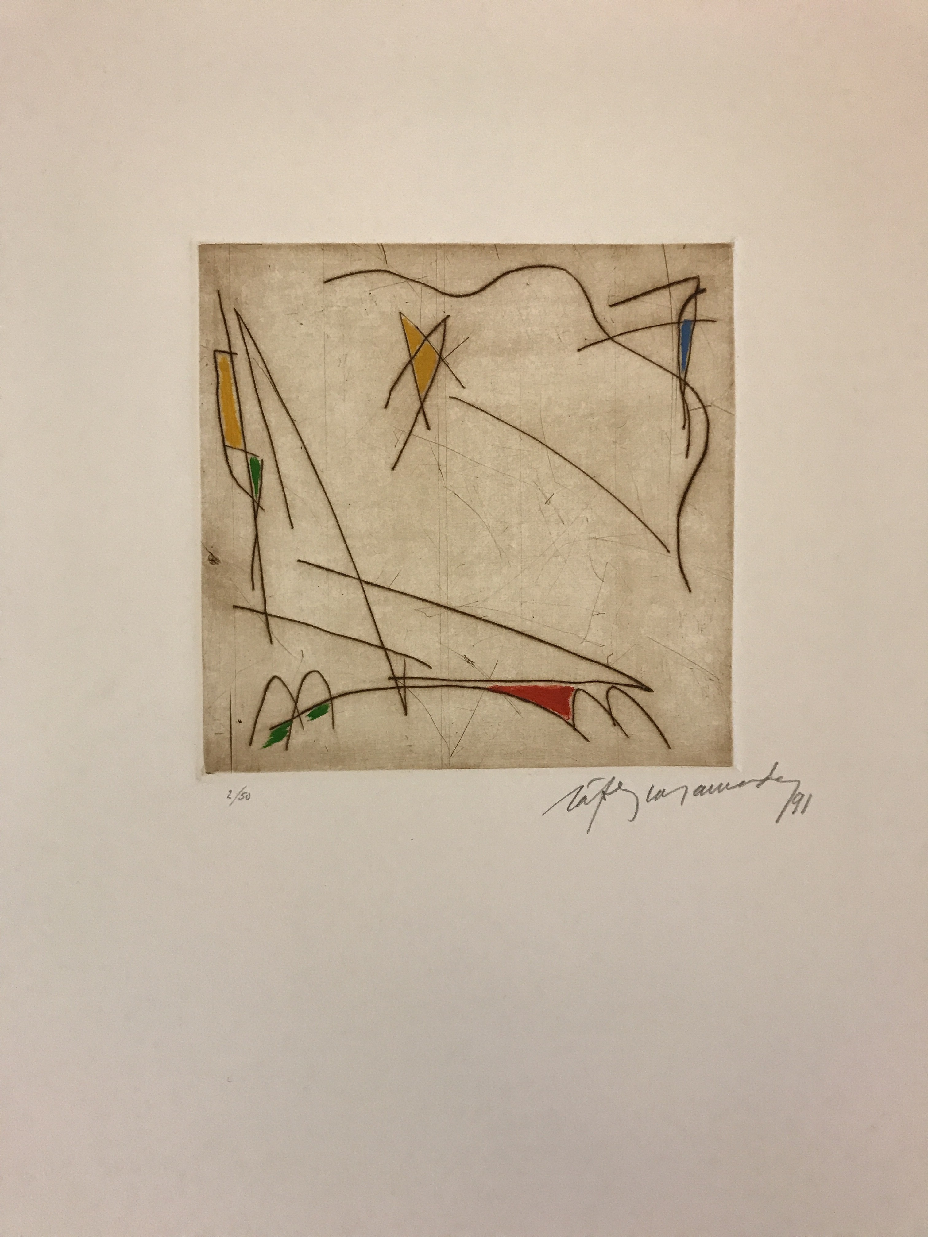 Albert Ràfols-Casamada, Composition 2 Albert Ràfols-Casamada, Composition 2