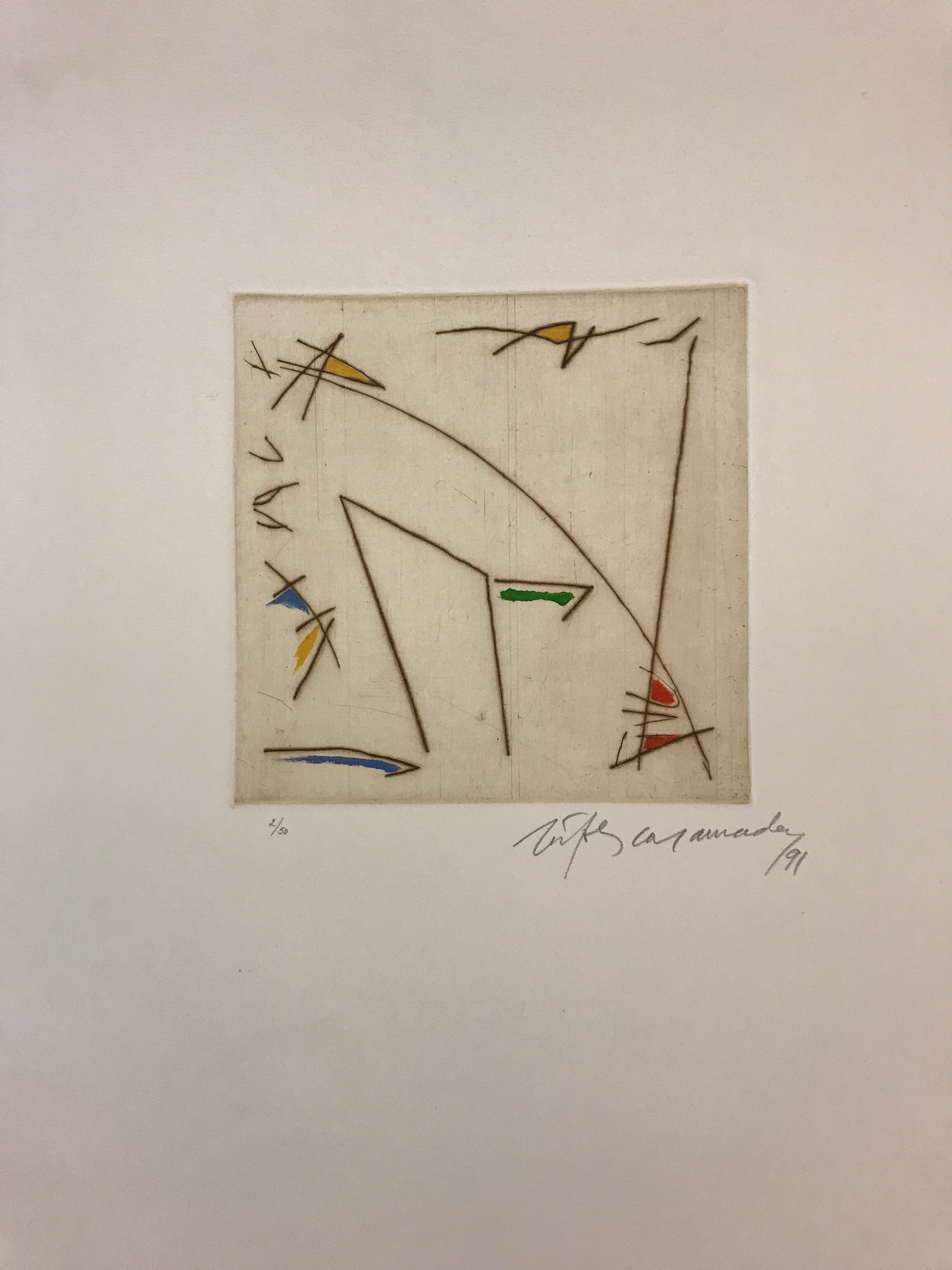 Albert Ràfols-Casamada, Composition 4 Albert Ràfols-Casamada, Composition 4