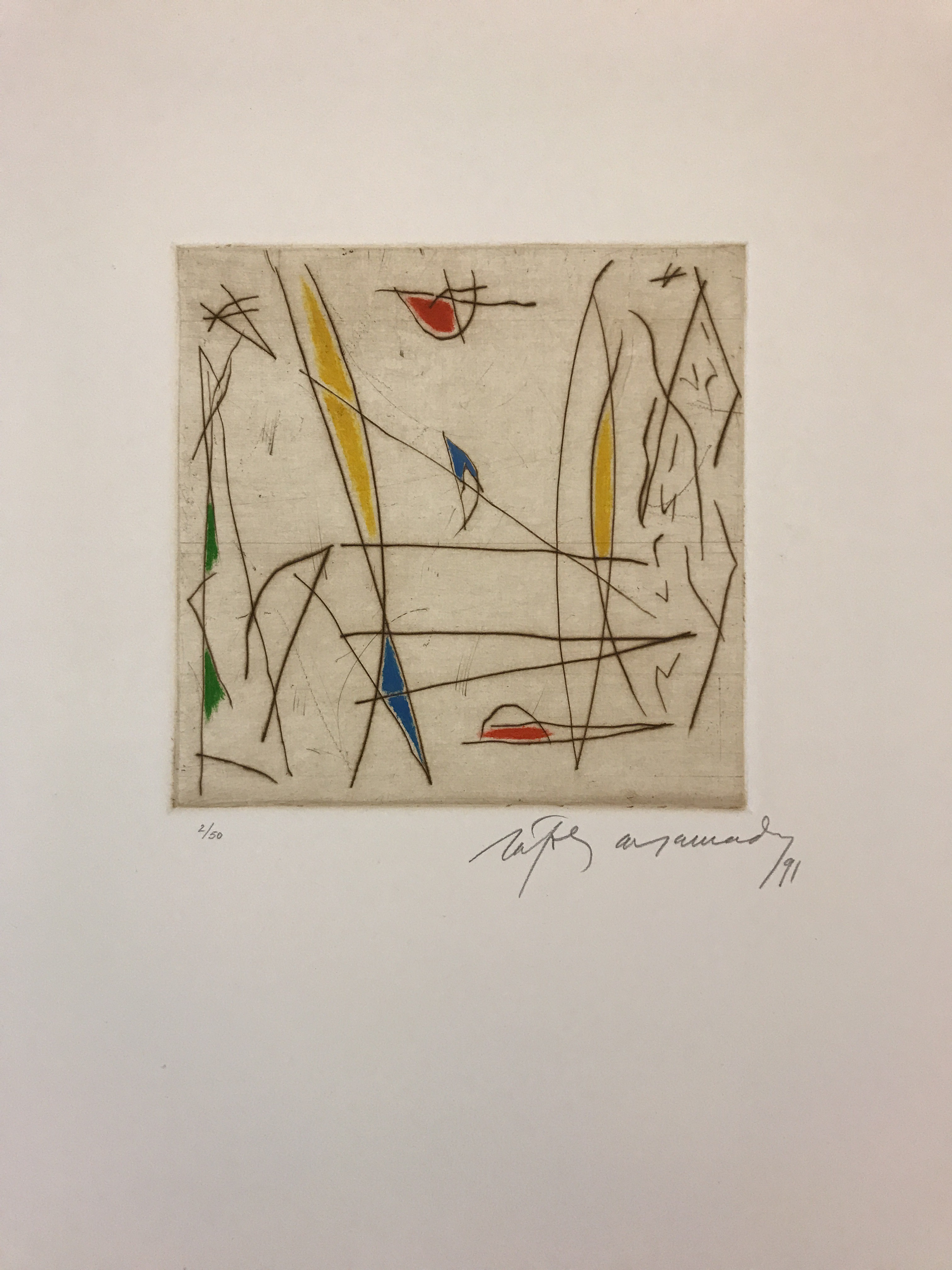 Albert Ràfols-Casamada, Composition 5 Albert Ràfols-Casamada, Composition 5