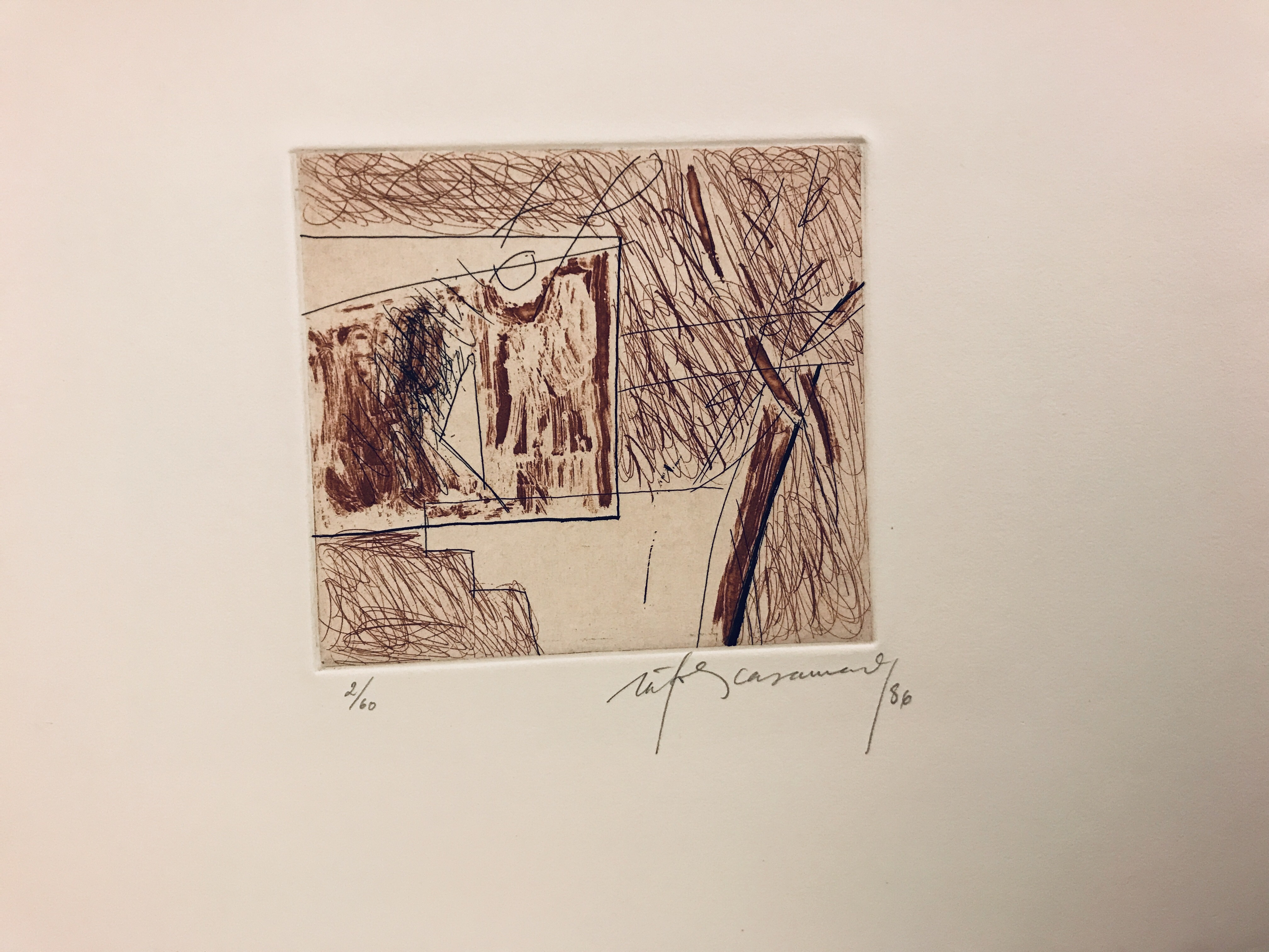 Albert Ràfols-Casamada, Composition issue de la suite Albert Ràfols-Casamada, Composition issue de la suite