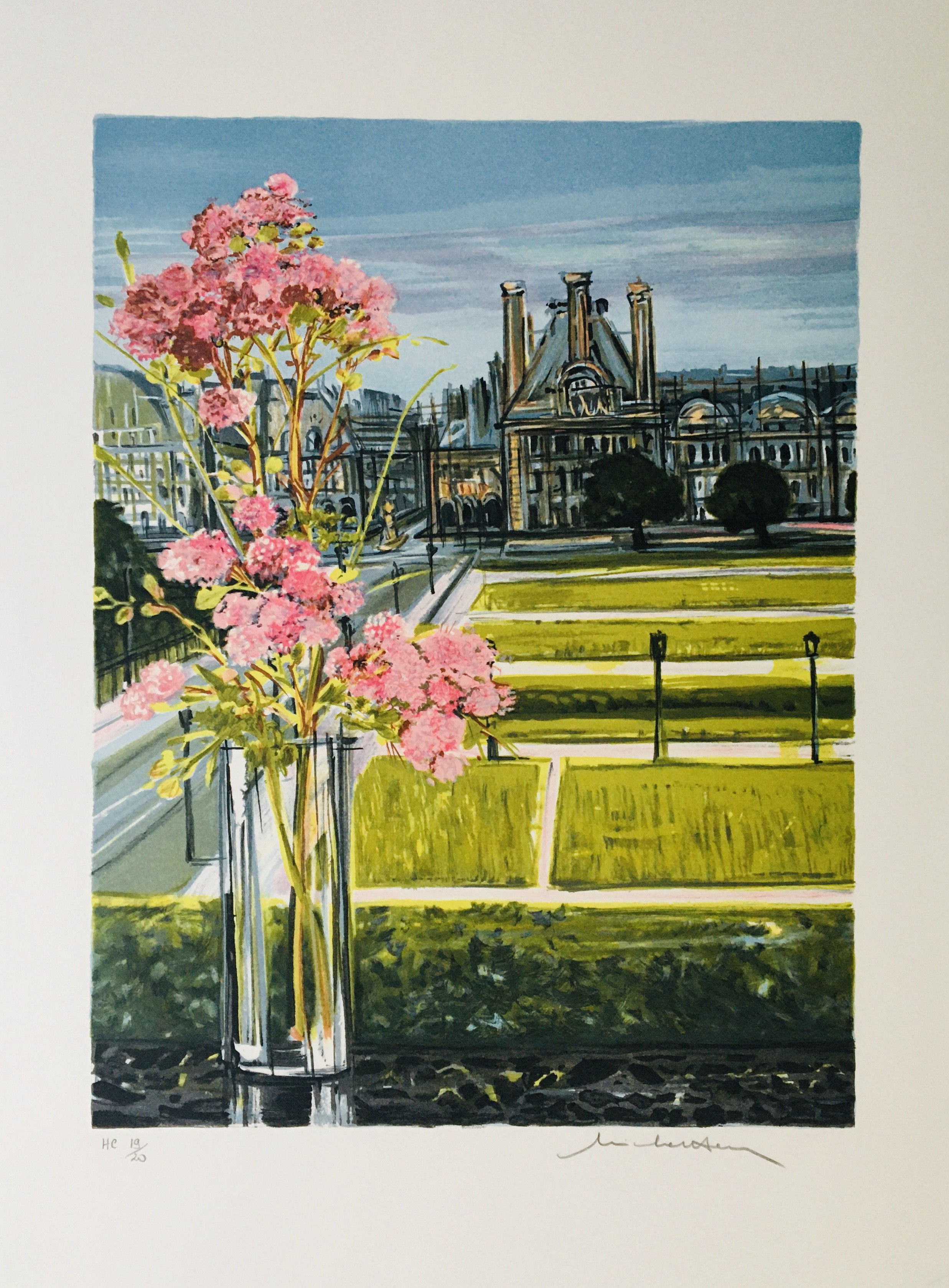Michel-Henry, Le Louvre et le Jardin des Tuileries, Paris Michel-Henry, Le Louvre et le Jardin des Tuileries, Paris