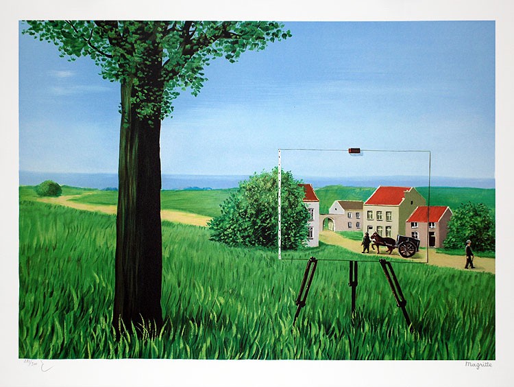 René Magritte, La Belle Captive René Magritte, La Belle Captive