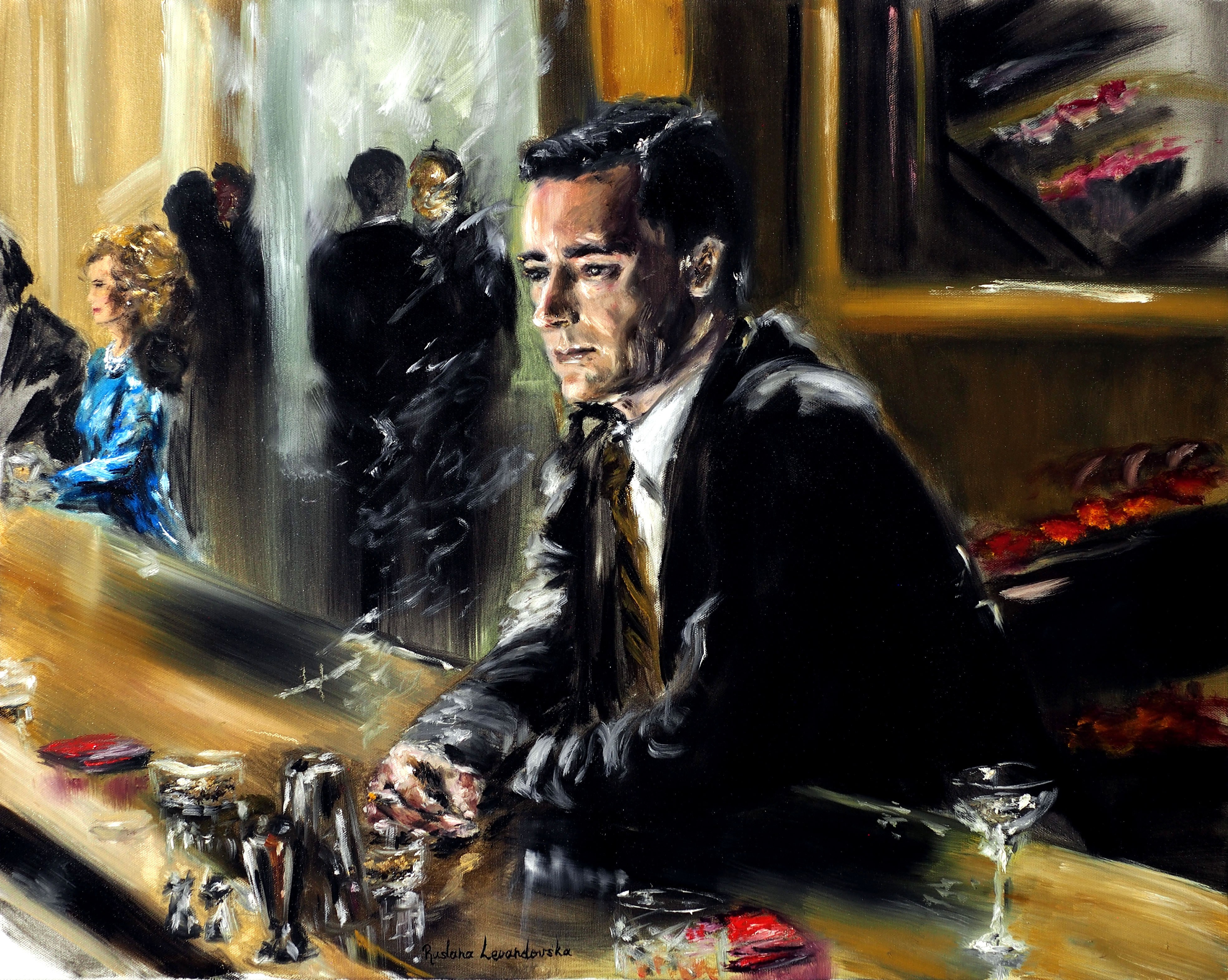 Ruslana Levandovska, Gentleman at the bar Ruslana Levandovska, Gentleman at the bar