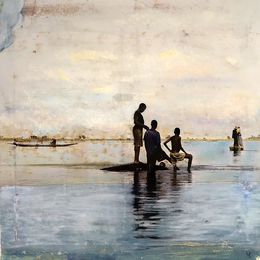 Gemälde, Sur le fleuve, Vincent Carpentier