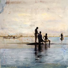 Gemälde, Sur le fleuve, Vincent Carpentier