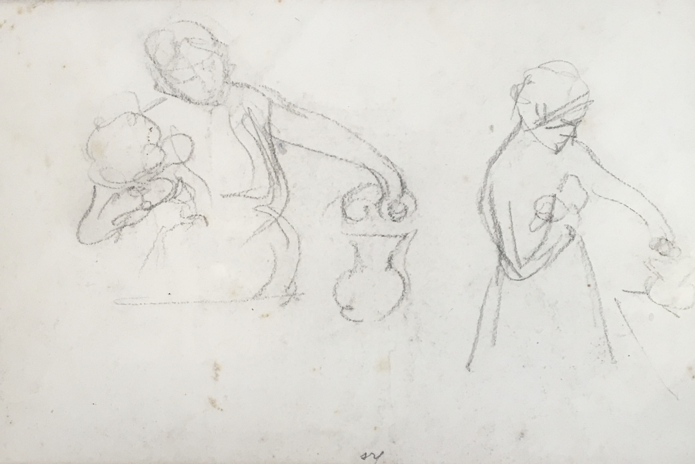 Eugène Carrière, La toilette Eugène Carrière, La toilette