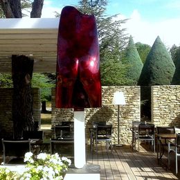 Sculpture, Esculmau magnum 2.30m, Rouge candy, Arson
