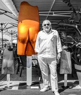 Sculpture, Esculmau magnum 2.30m, Orange Candy, Arson