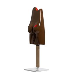 Sculpture, Esculmau 53 - Esculmau 53 Chocolat bisou Rouge, Arson