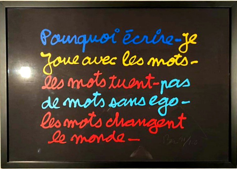 Ben, Pourquoi écrire Ben, Pourquoi écrire
