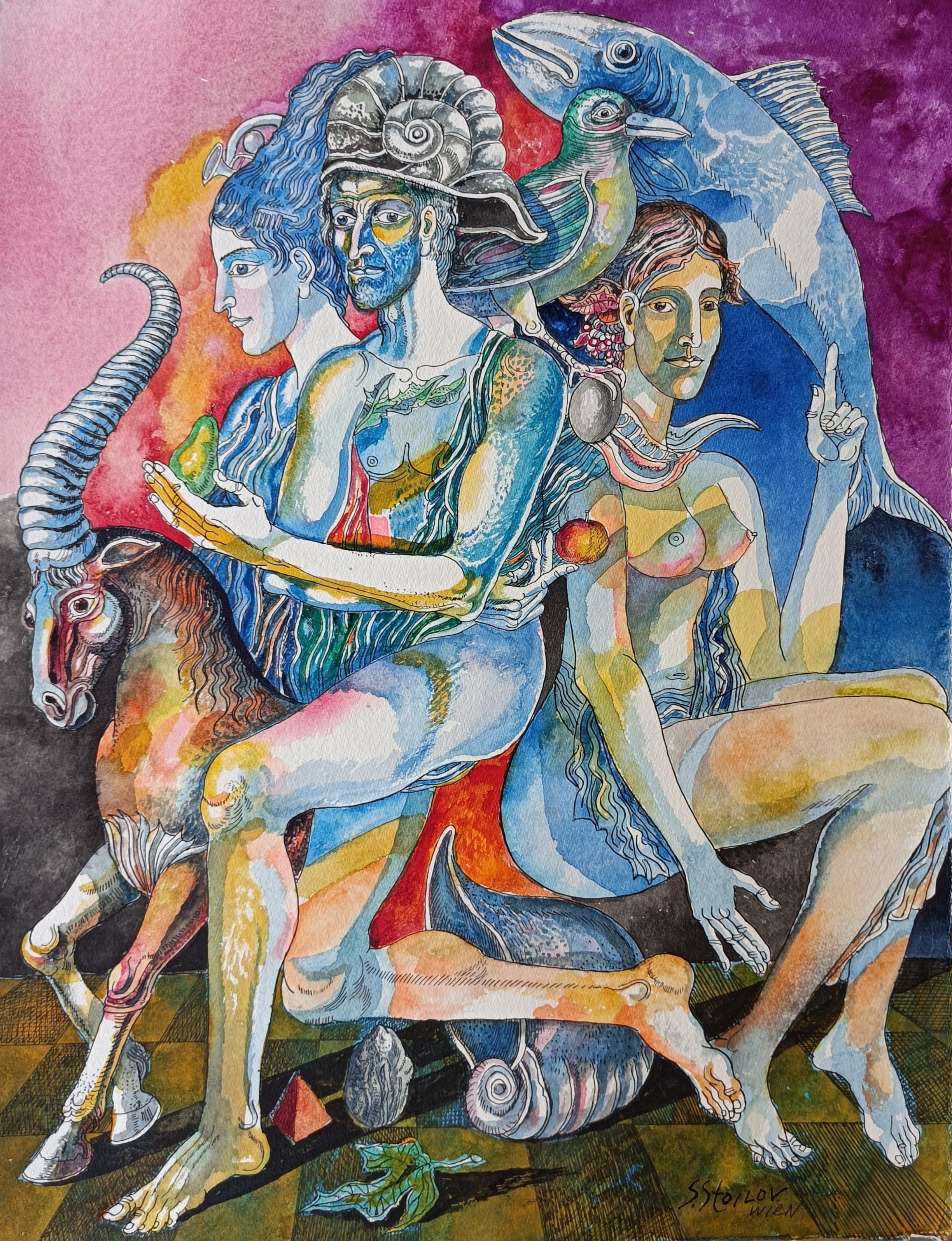 Stoimen Stoilov, Mythological scene Stoimen Stoilov, Mythological scene