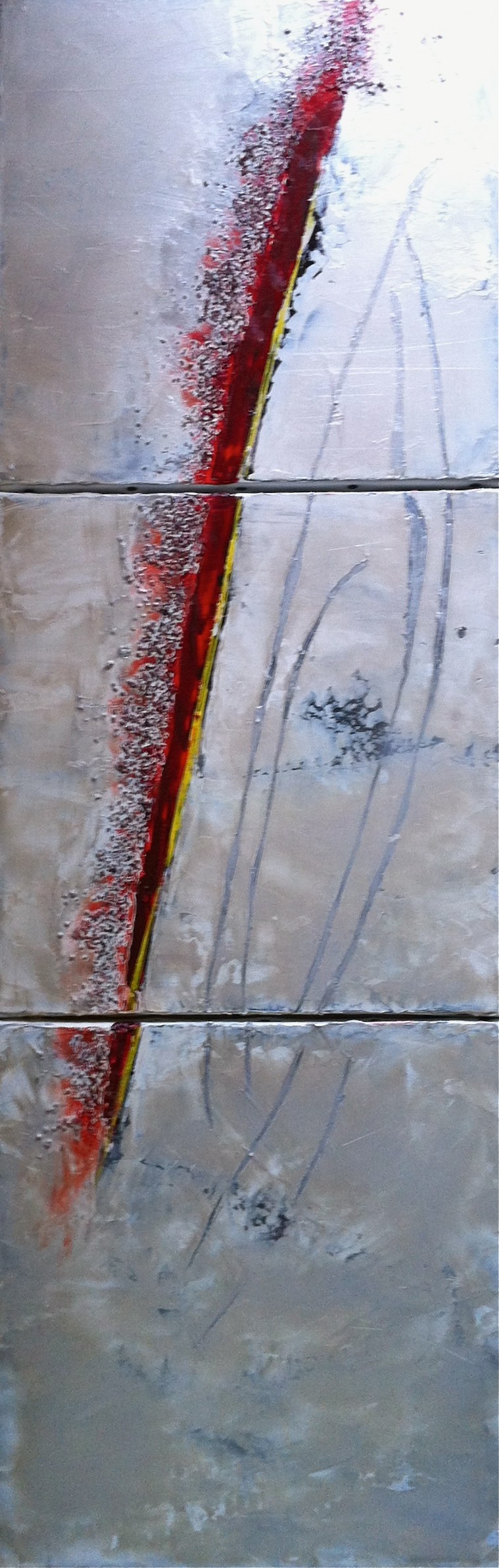Muriel Paul, Déchirure II (triptyque) Muriel Paul, Déchirure II (triptyque)