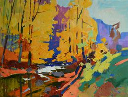 Painting, Forest silence, Alexander Shandor