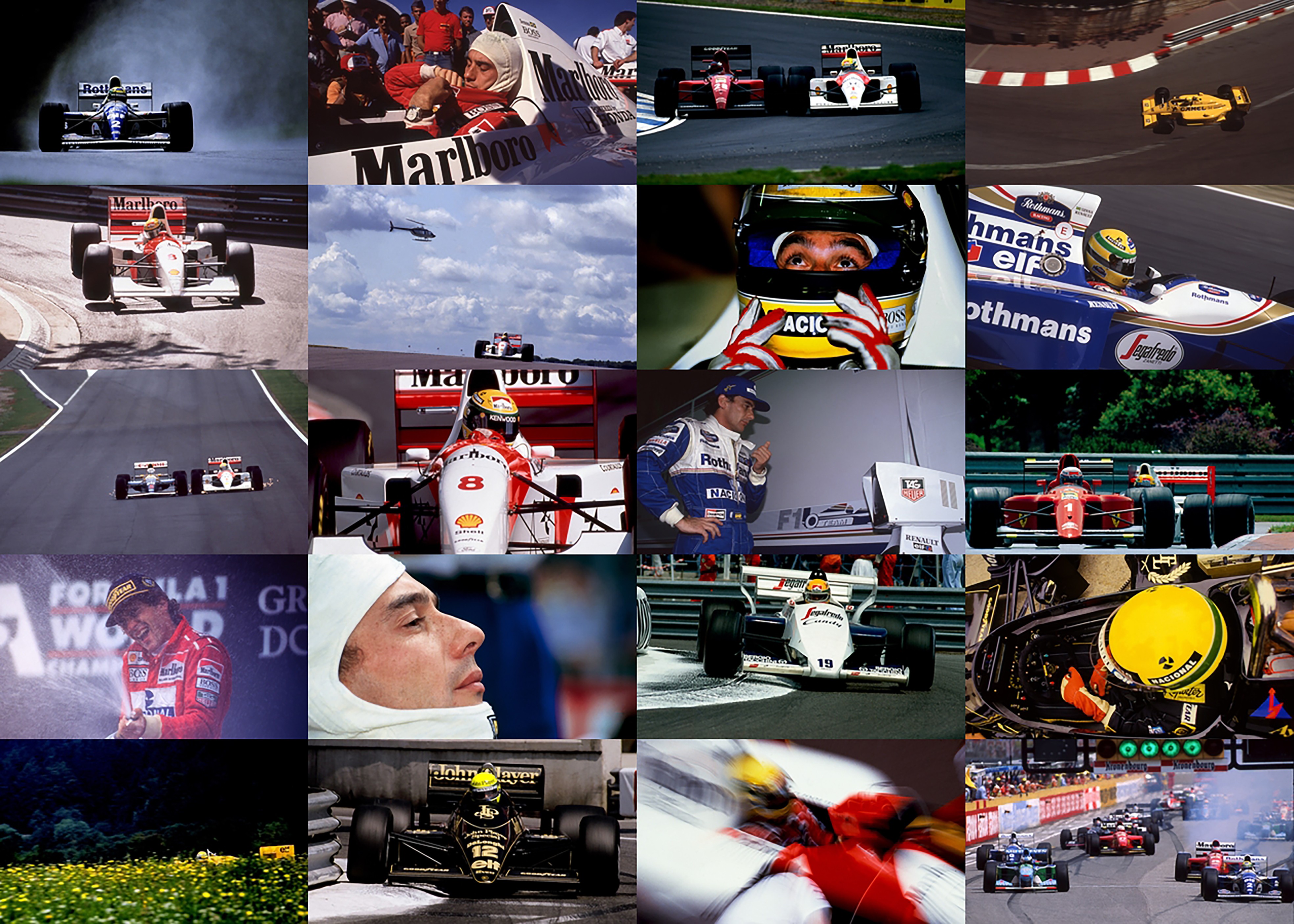 Dominique Leroy, Patchwork Ayrton Senna en F1 Dominique Leroy, Patchwork Ayrton Senna en F1
