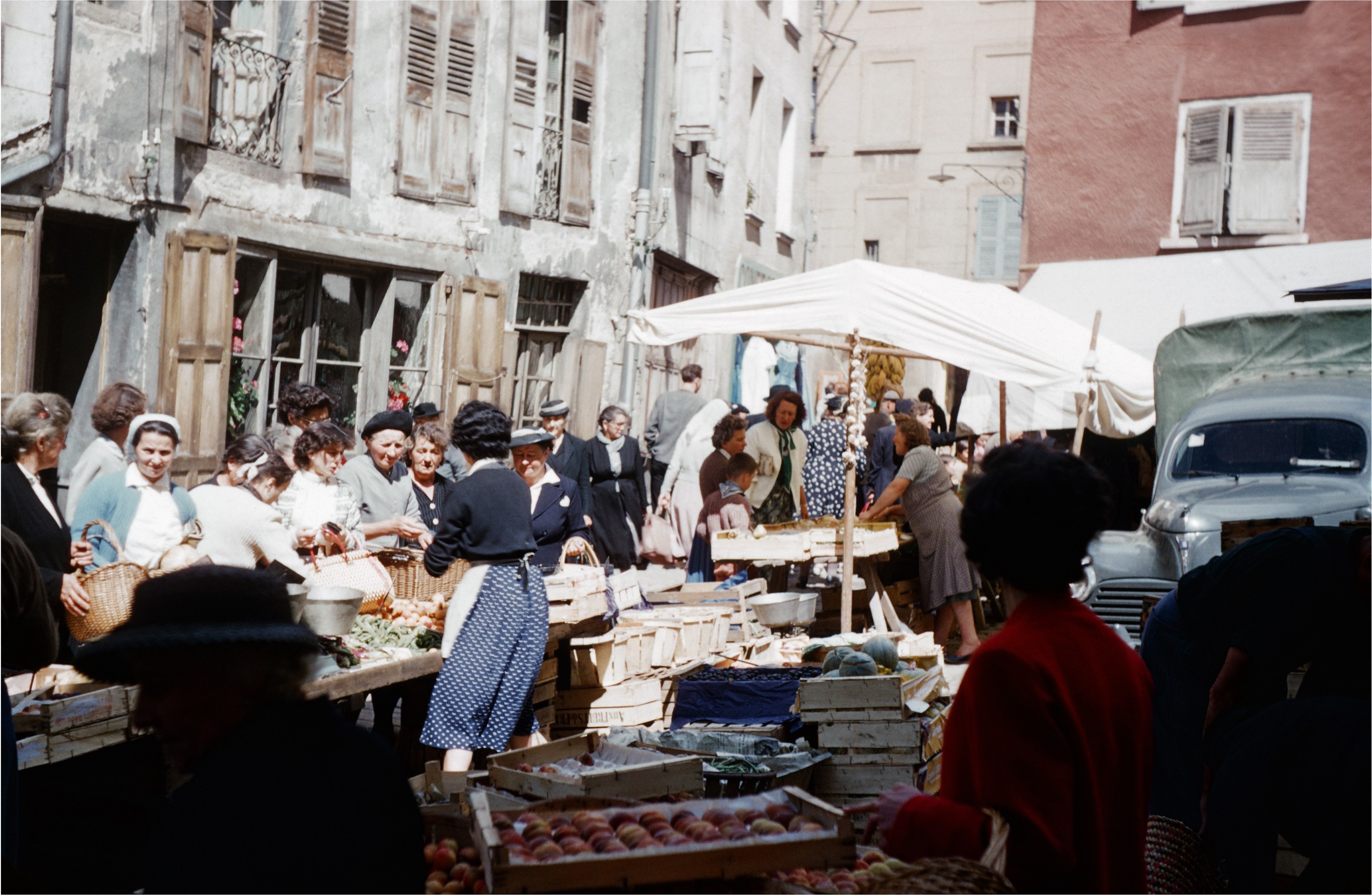 Didier Bizet, Le marché de Barcelonette Didier Bizet, Le marché de Barcelonette
