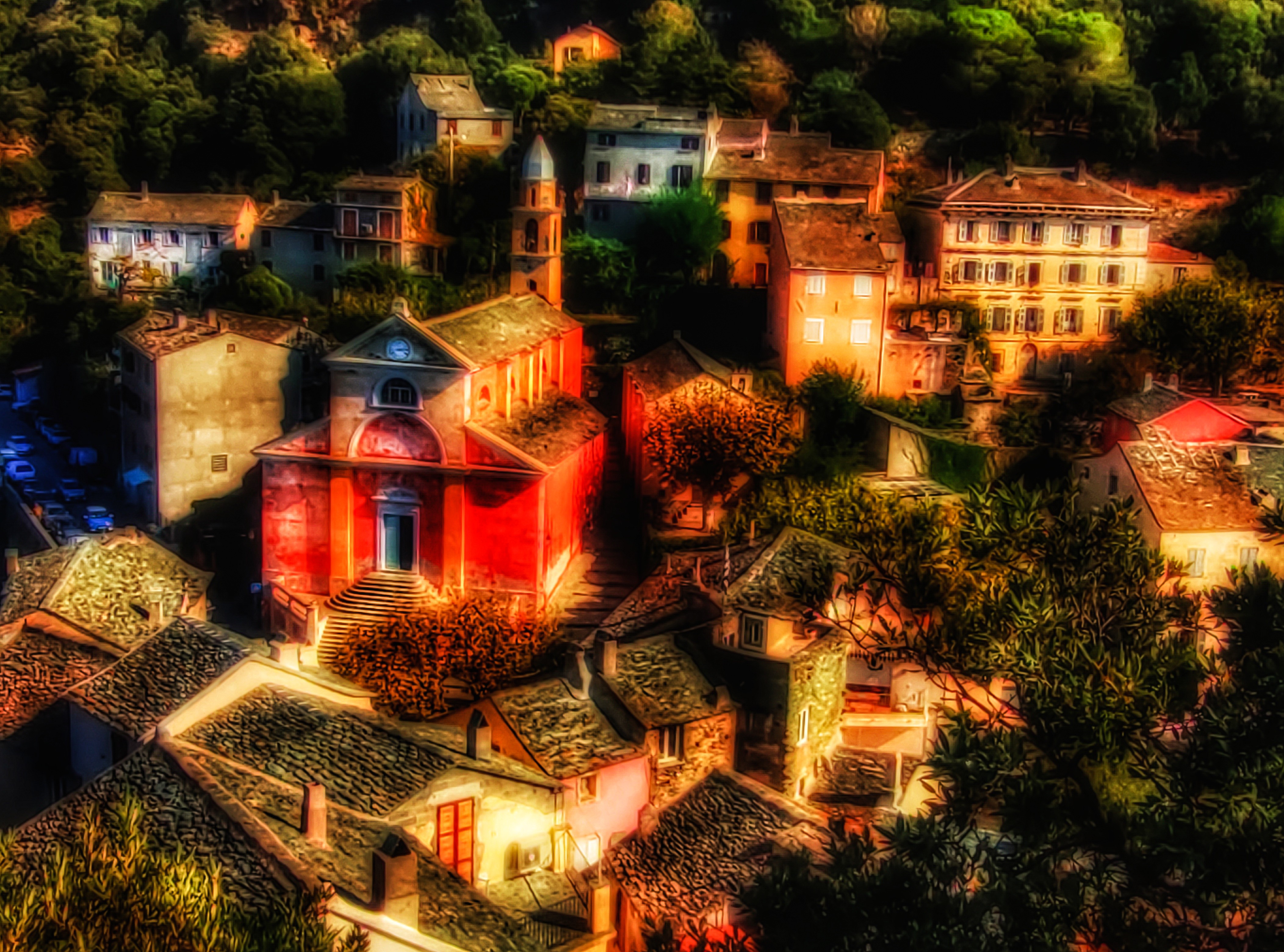Dominique Leroy, Eglise de Nonza. Cap Corse Dominique Leroy, Eglise de Nonza. Cap Corse