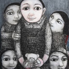 5 fillettes et un doudou nounours