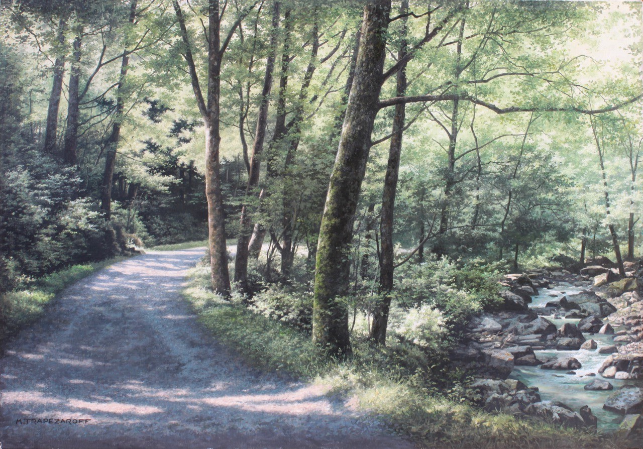 Michel Trapezaroff, Chemin au bord de la Sedelle Michel Trapezaroff, Chemin au bord de la Sedelle