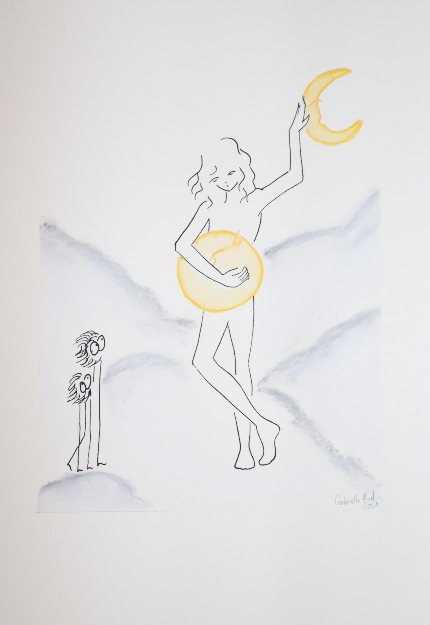 Gabrielle Rul, The Moon, The Sun and Her Worries Gabrielle Rul, The Moon, The Sun and Her Worries
