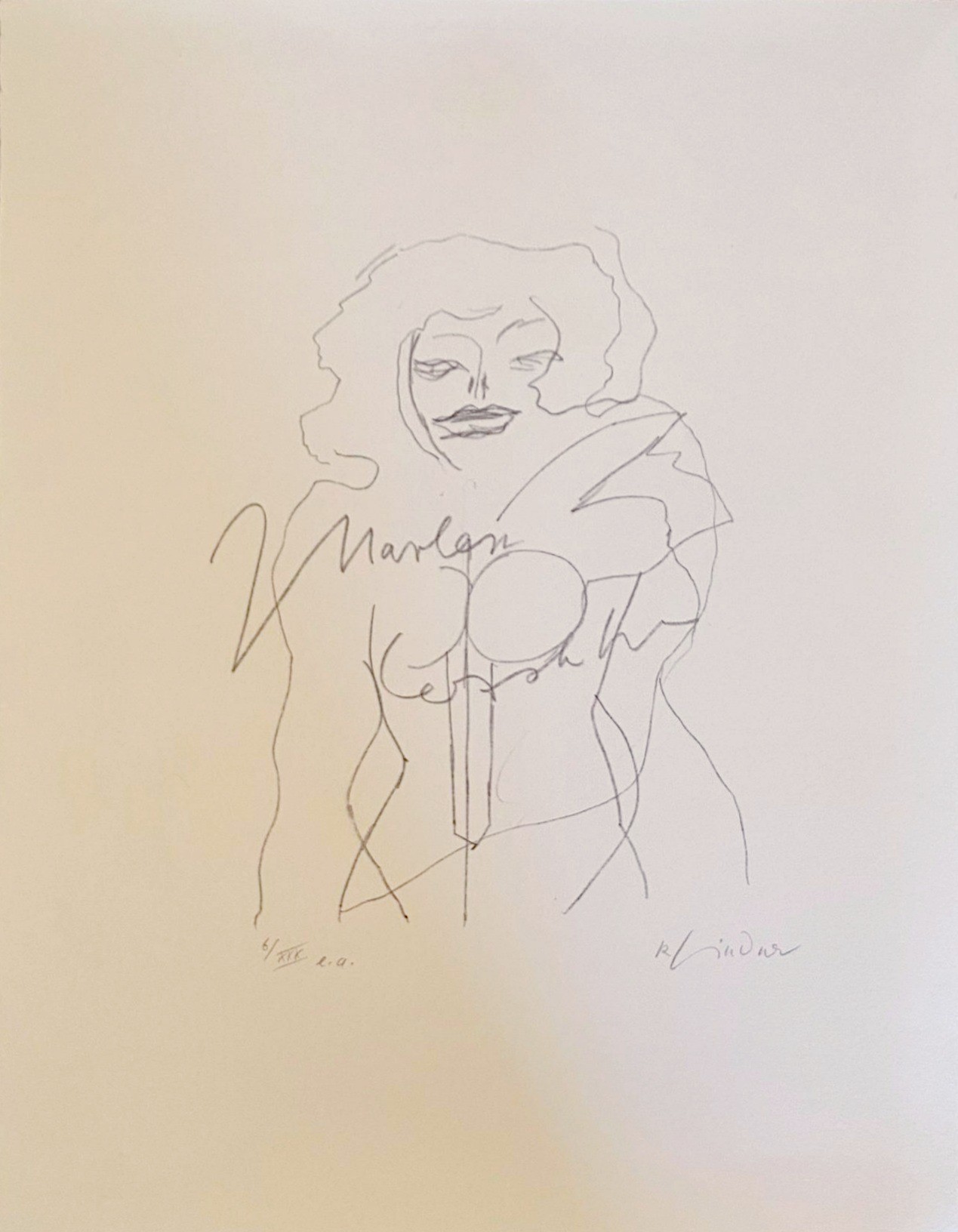 Richard Lindner, Marilyn was here Richard Lindner, Marilyn was here