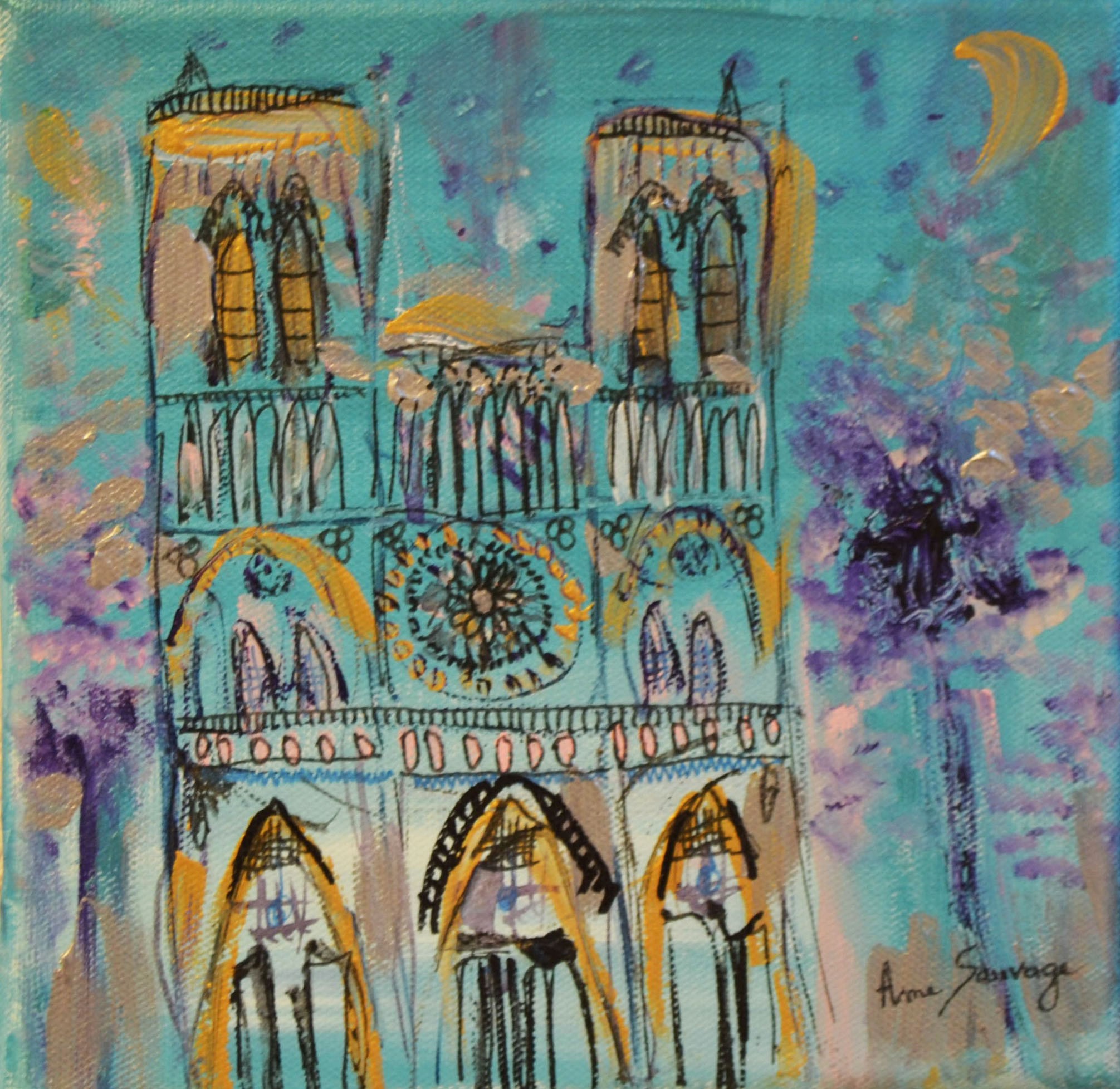 Âme Sauvage, La cathédrale sous la lune Âme Sauvage, La cathédrale sous la lune