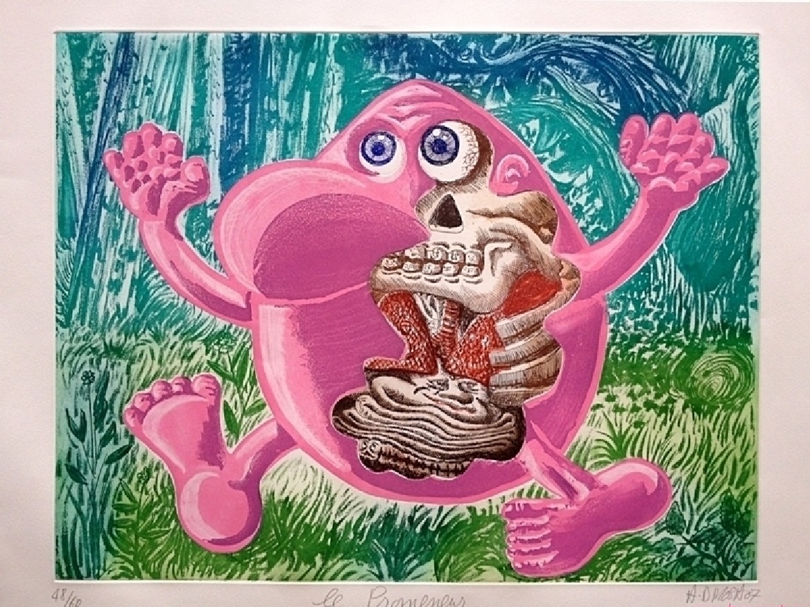 Hervé Di Rosa, Le promeneur Hervé Di Rosa, Le promeneur