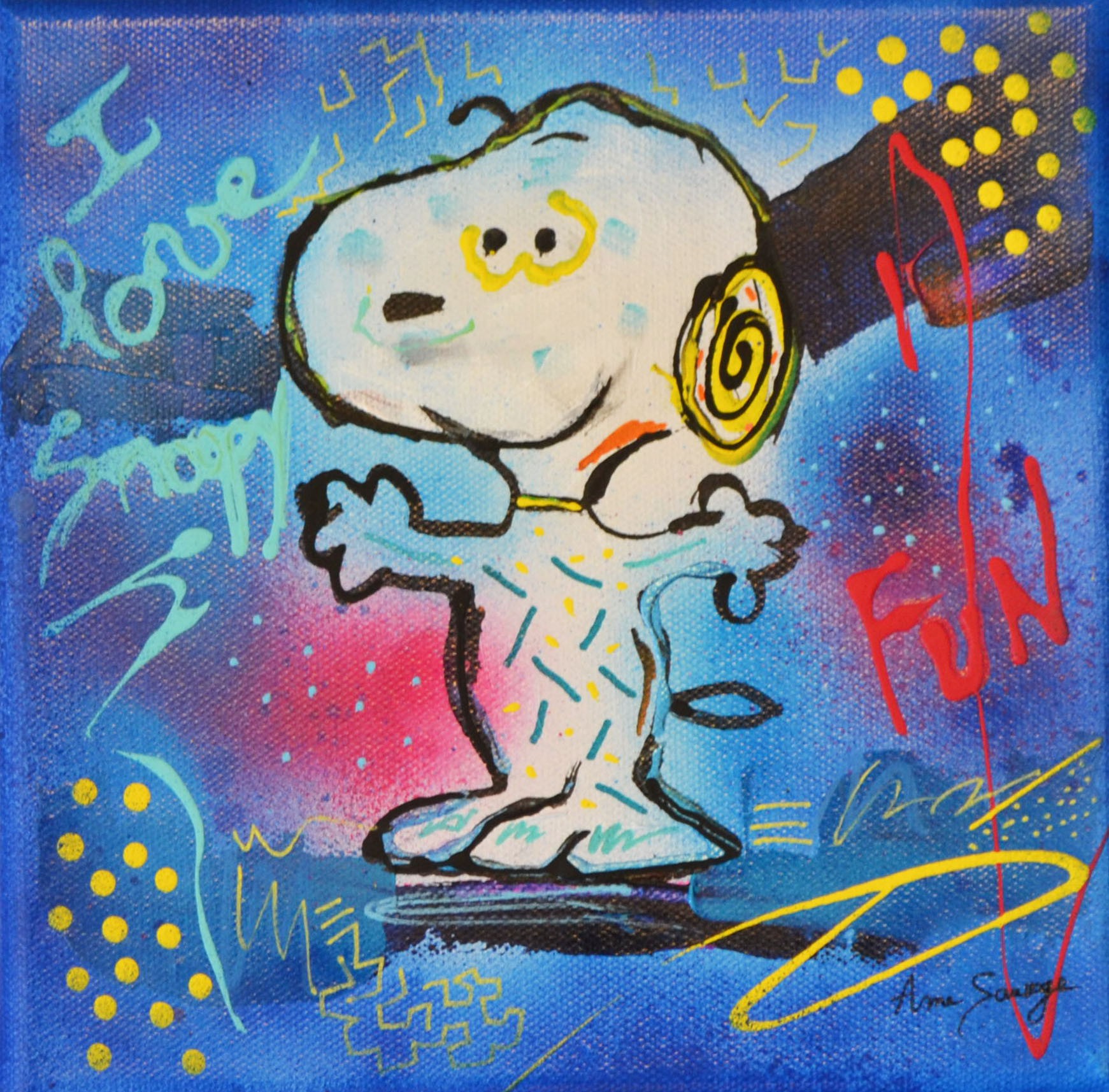 Âme Sauvage, Snoopy heureux Âme Sauvage, Snoopy heureux
