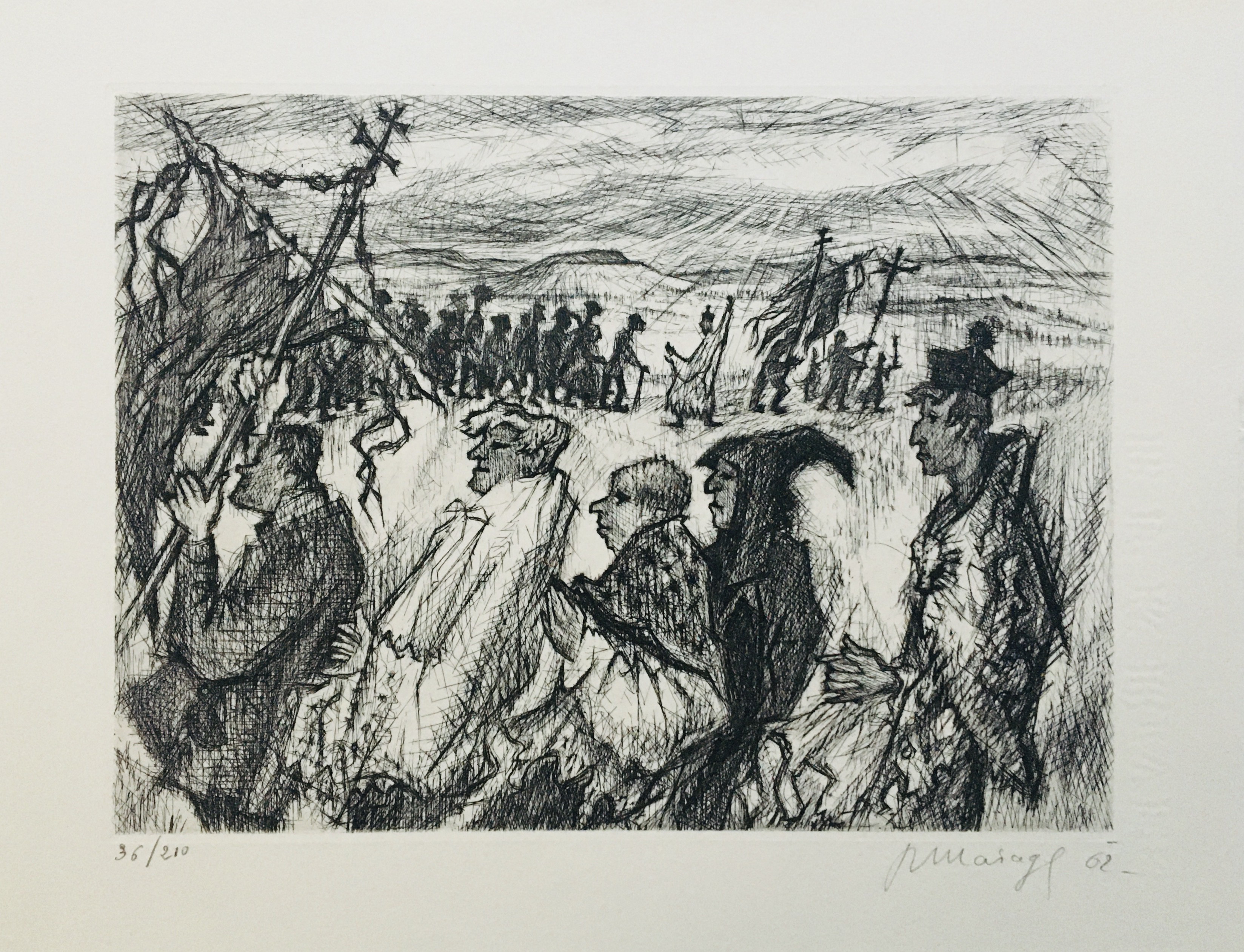 Roger Marage, Procession vers la Colline de Sion Roger Marage, Procession vers la Colline de Sion