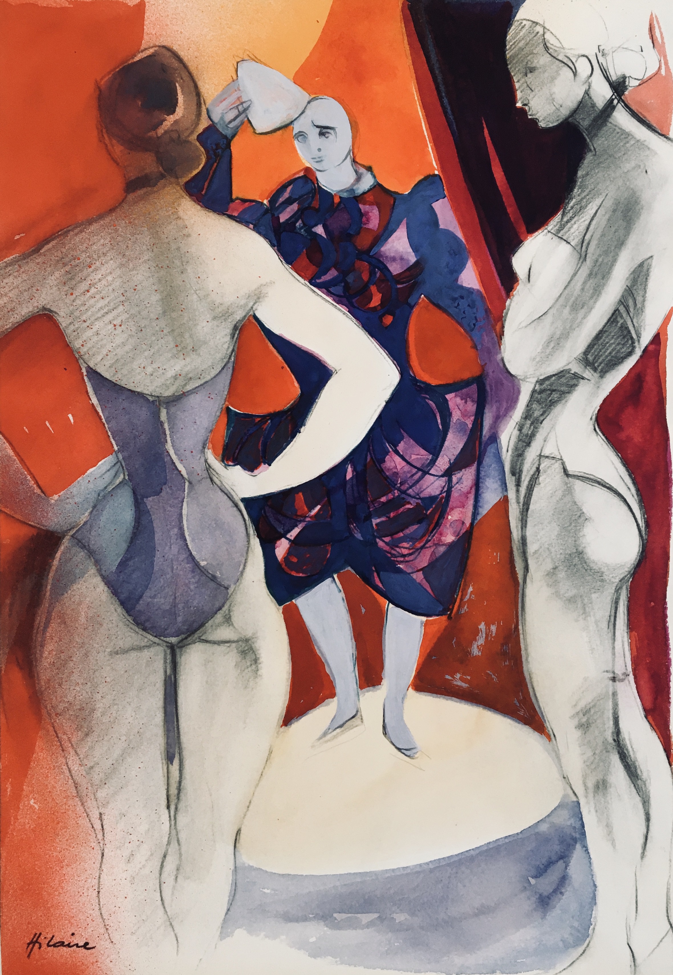 Camille Hilaire, Le clown Auguste sur la piste Camille Hilaire, Le clown Auguste sur la piste
