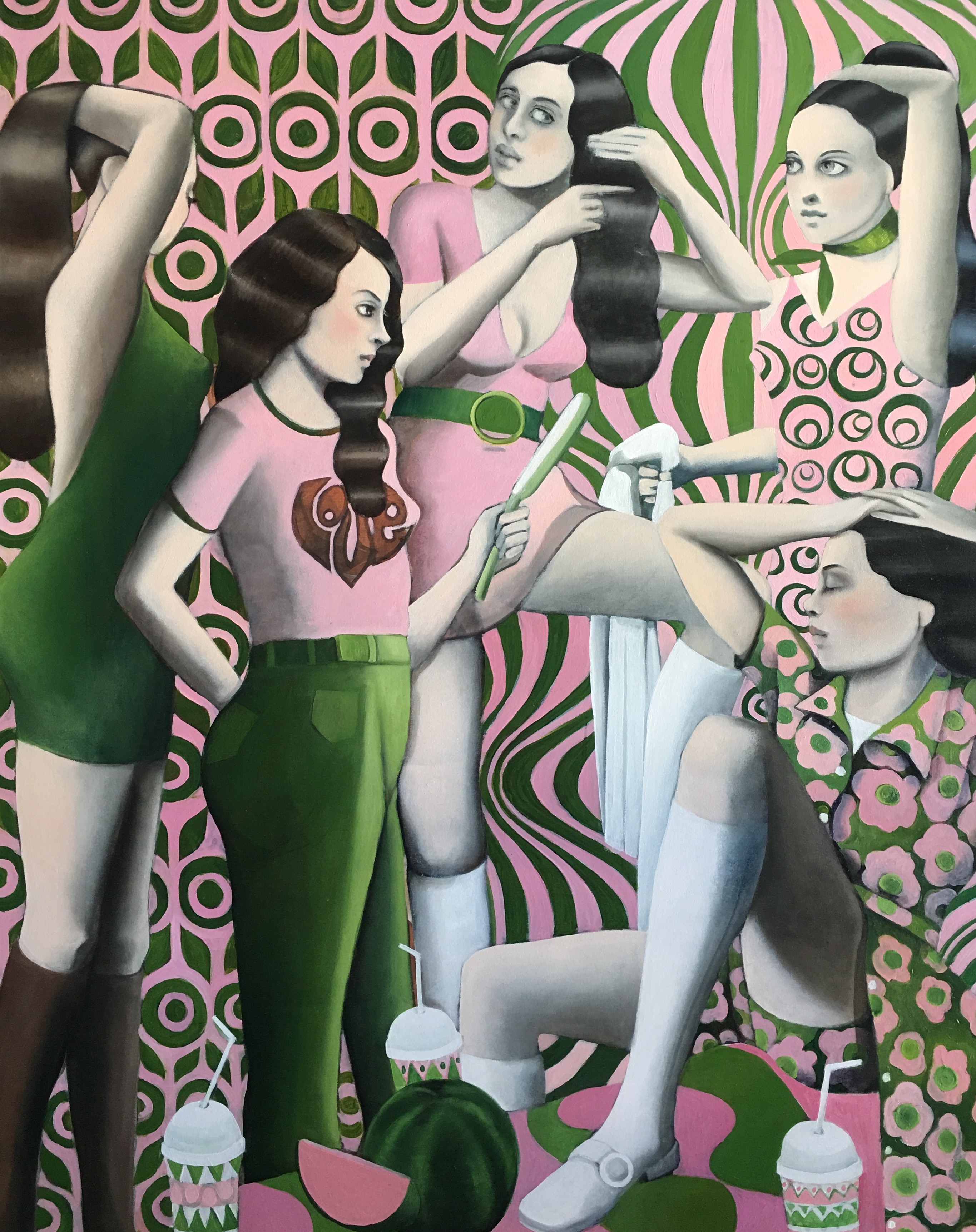 Edvarda Braanaas, Les demoiselles d'artist Edvarda Braanaas, Les demoiselles d'artist