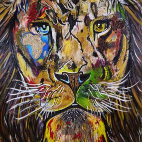 Peinture, Lion King, Art By Son