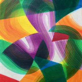 Painting, Song without words 2/34 Nigoun, J/Y Delaunay-Israël