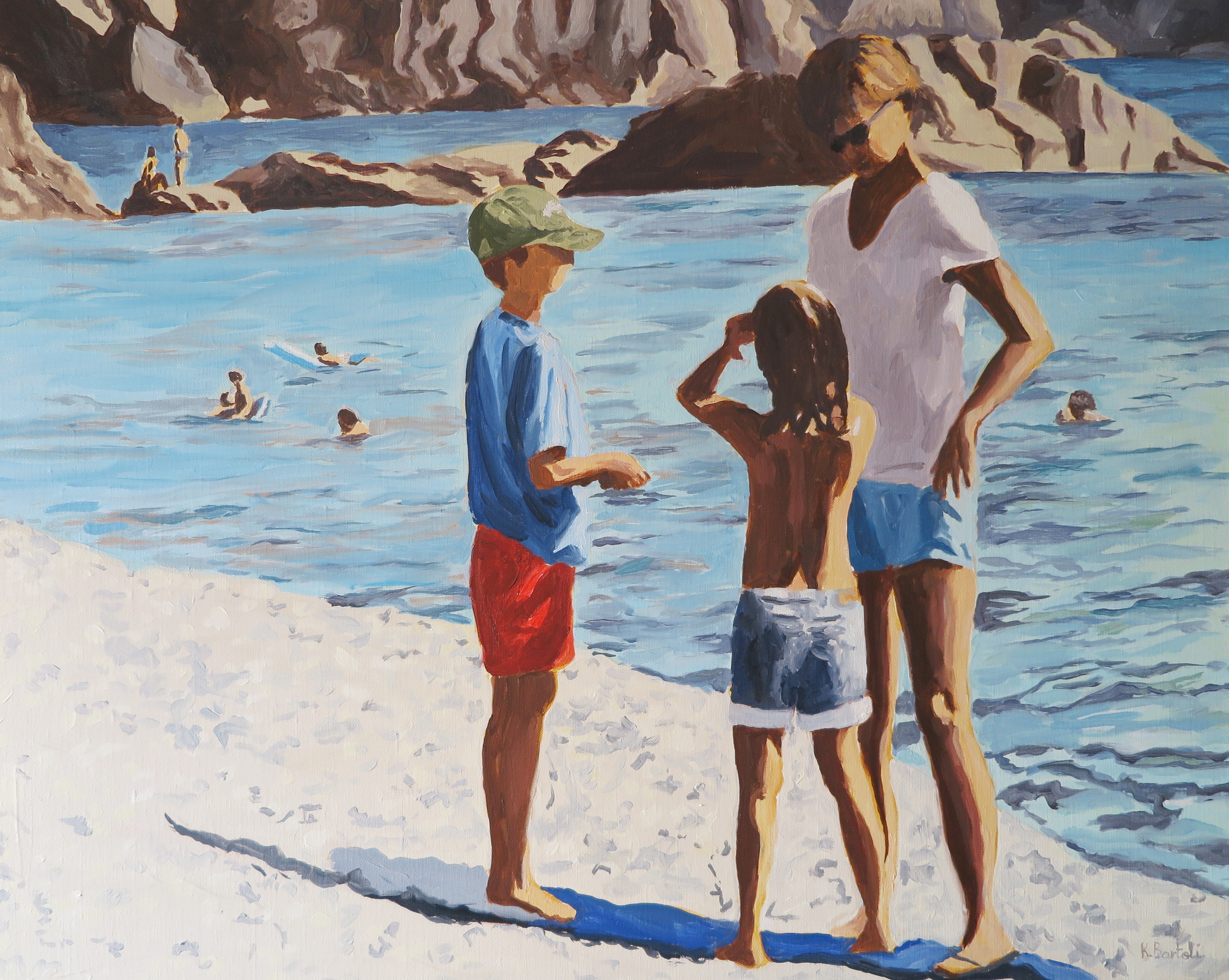 Karine Bartoli, Femme et Enfants Bussaghia Karine Bartoli, Femme et Enfants Bussaghia