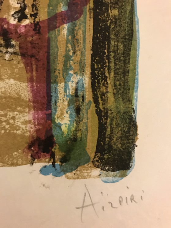 ▷ Sans Titre 2 by Paul Aïzpiri, 1980 | Lithography Print
