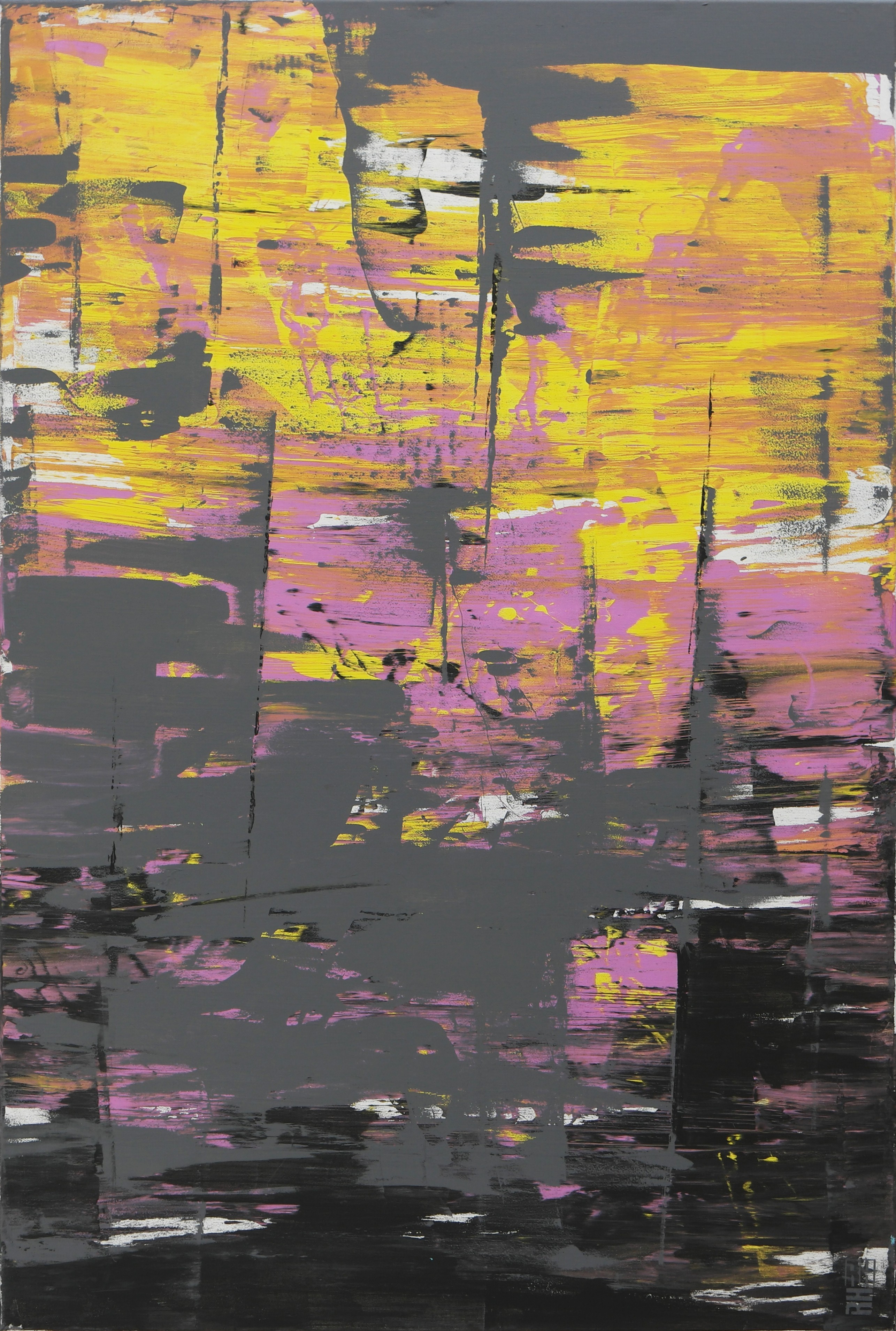 Ronald Hunter, Static Grey & Purple Ronald Hunter, Static Grey & Purple