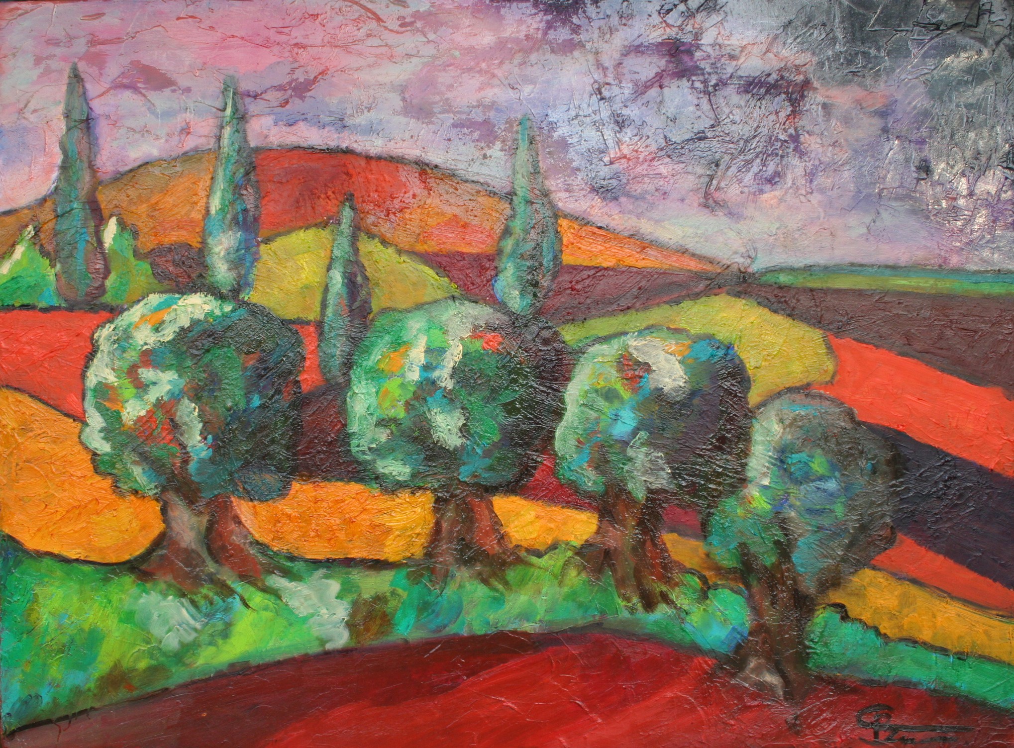 Christiane Bernais, Orage en Provence Christiane Bernais, Orage en Provence