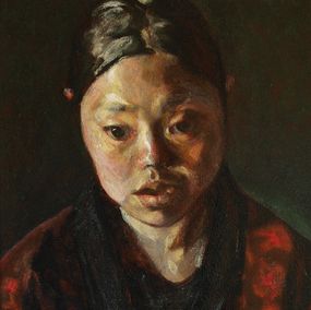 Painting, Portrait of a woman, Kouta Sasai