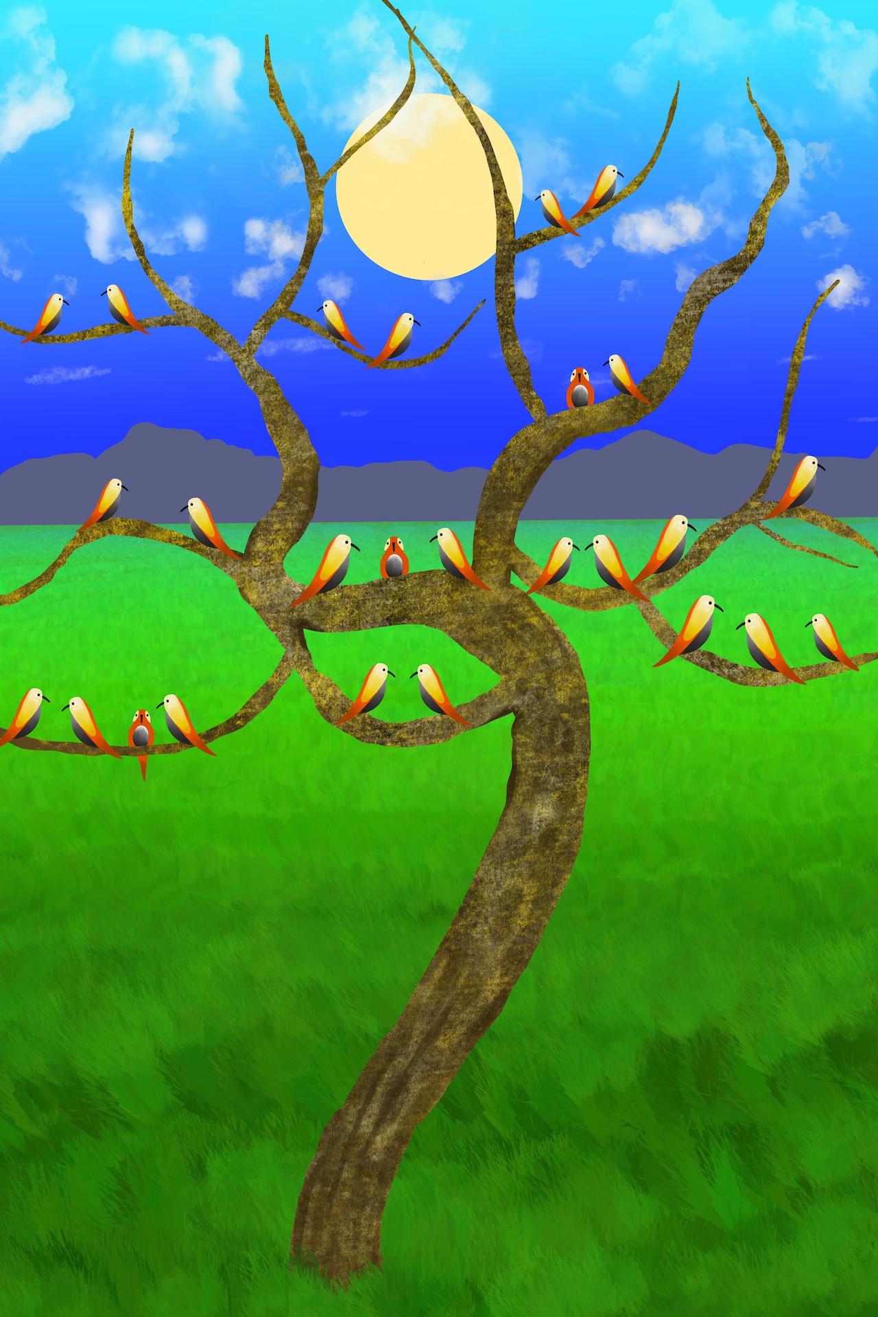 Sumit Mehndiratta, Sunny Day Treescape Sumit Mehndiratta, Sunny Day Treescape
